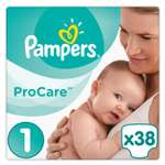 Подгузники Pampers Procare 1 (2-5 кг) 38 шт.