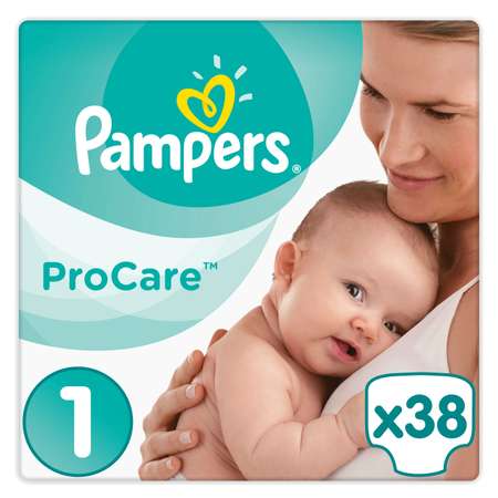 Подгузники Pampers Procare 1 (2-5 кг) 38 шт.