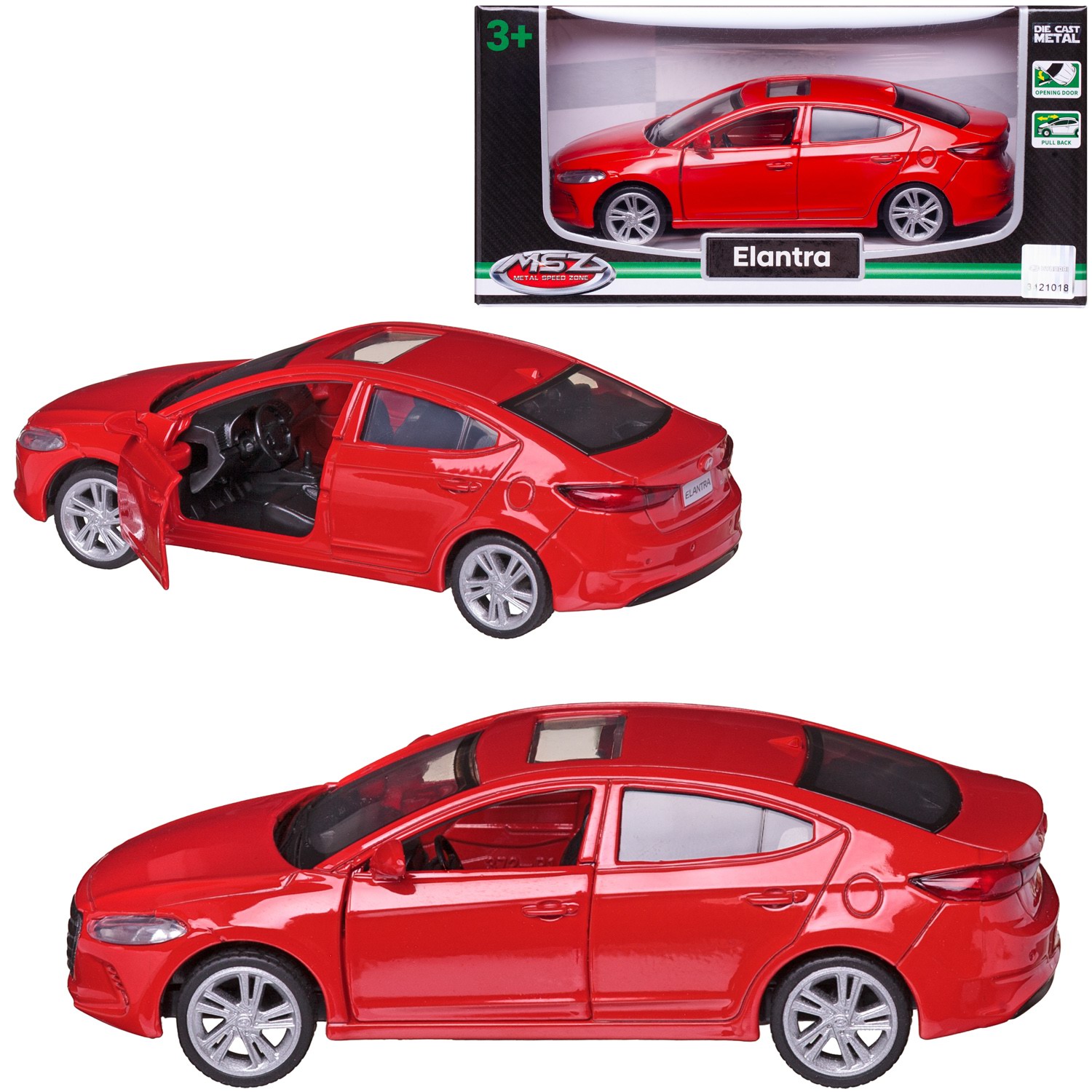 Автомобиль Abtoys Hyundai MSZ 1:43 WE-15965R - фото 1
