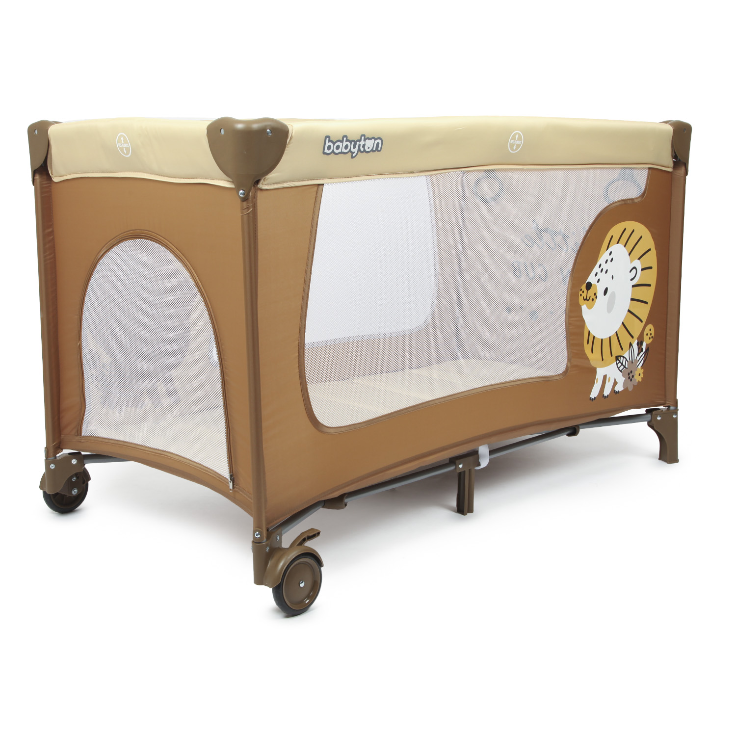 Манеж Babyton Play box Beige P612 - фото 9