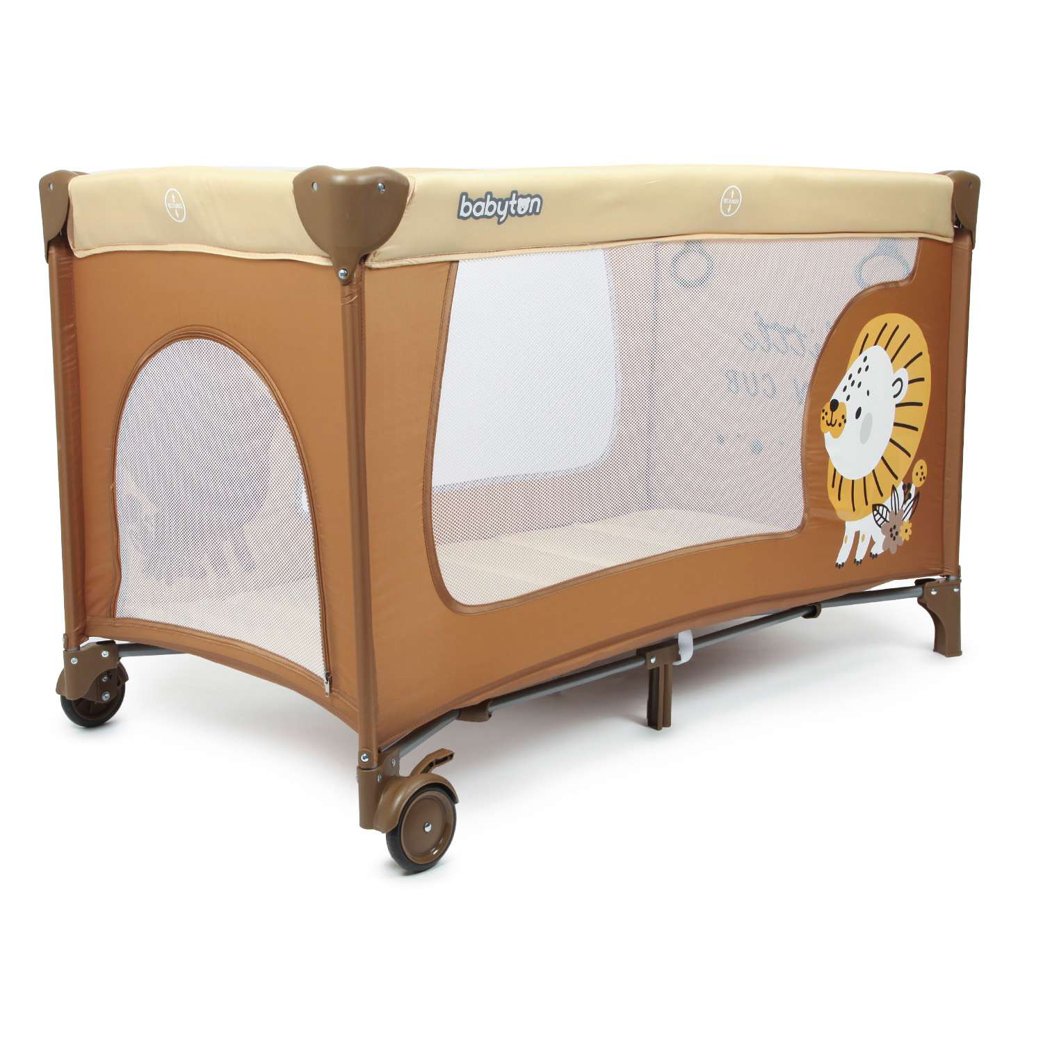 Манеж Babyton Play box Beige P612 - фото 9
