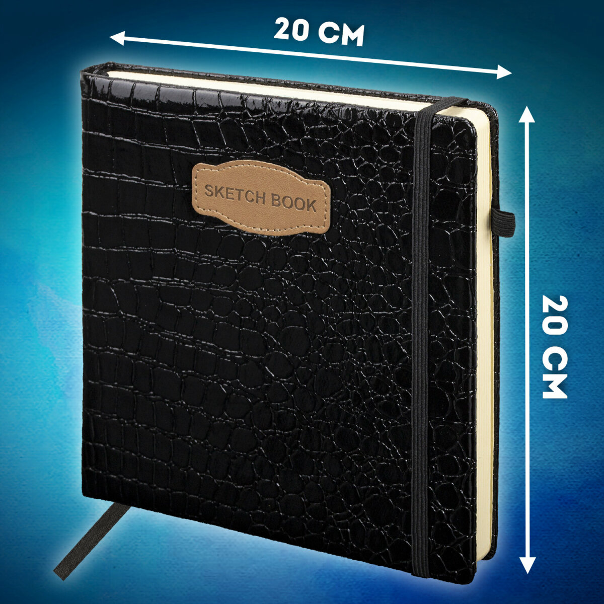 Скетчбук для рисования BRAUBERG блокнот для скетчинга 80 листов 20x20 см - фото 5