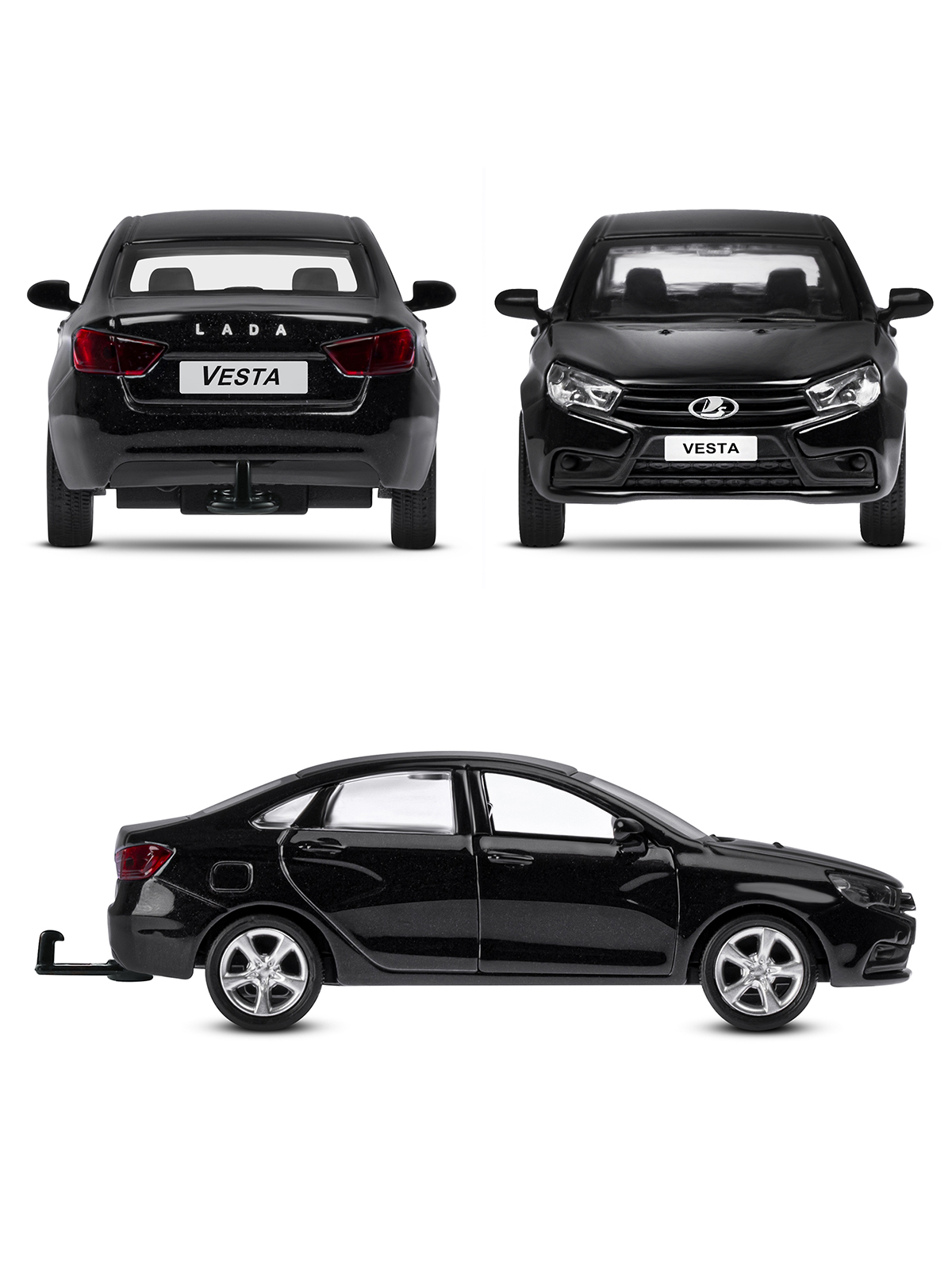 Автомобиль АВТОпанорама LADA Vesta 1:43 JB1251619 - фото 8