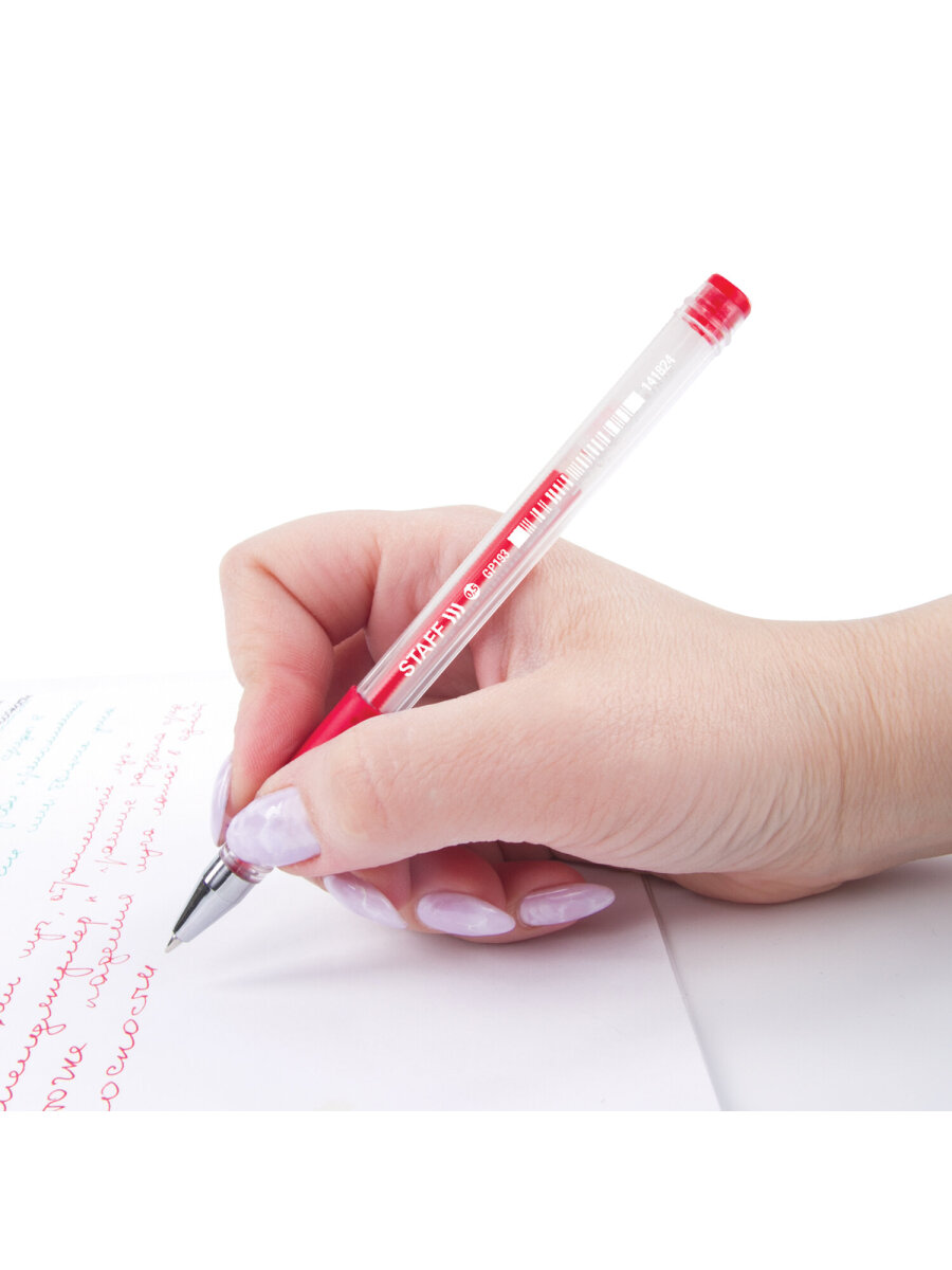 Ручка гелевая Staff 12 шт. - фото 12