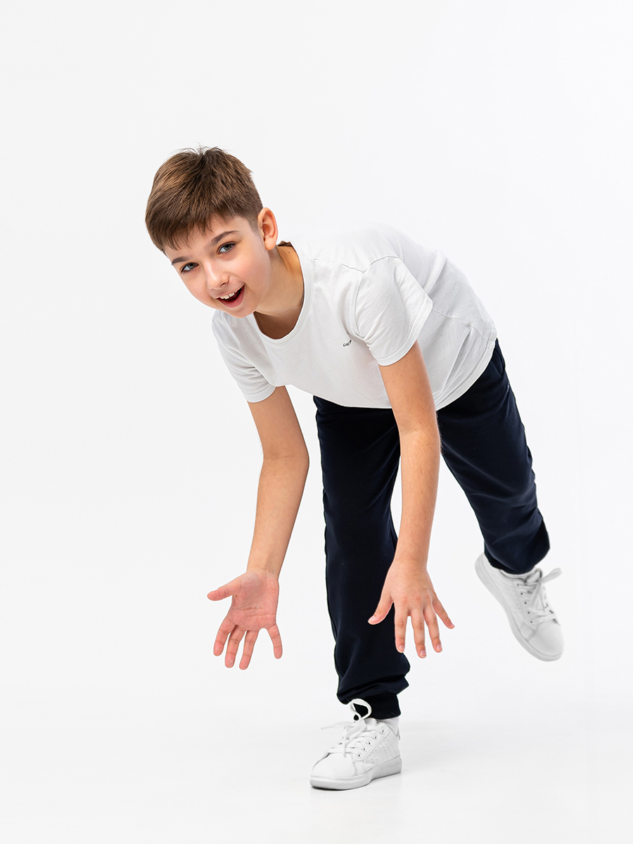 Брюки спортивные RODOS М-238/Синий_светло-серый - фото 7