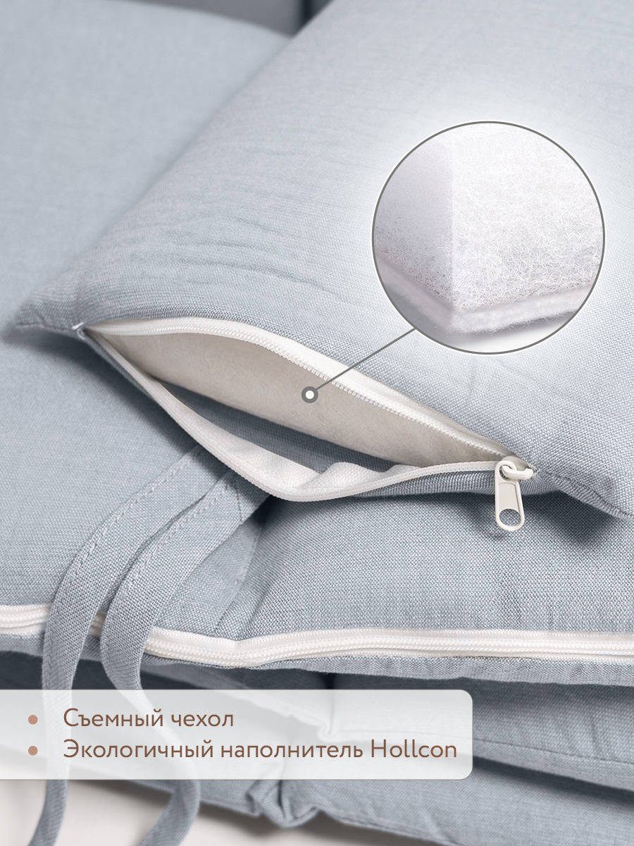 Бортик Perina Голубой 5 дет. - фото 7