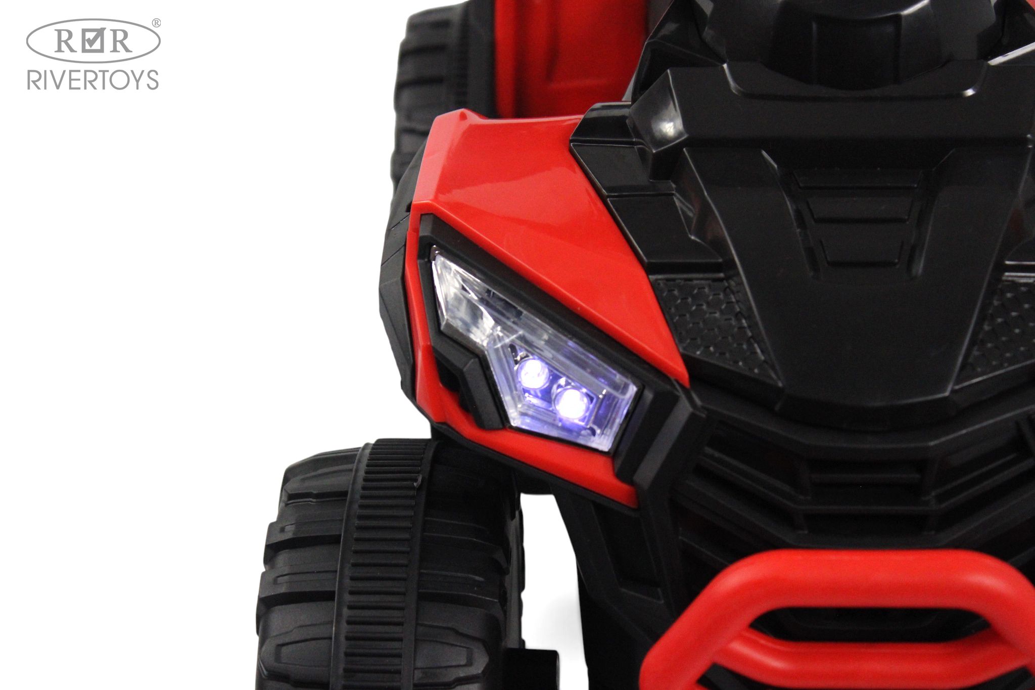 Электромобиль RIVERTOYS F003FF-NEW-RED - фото 5
