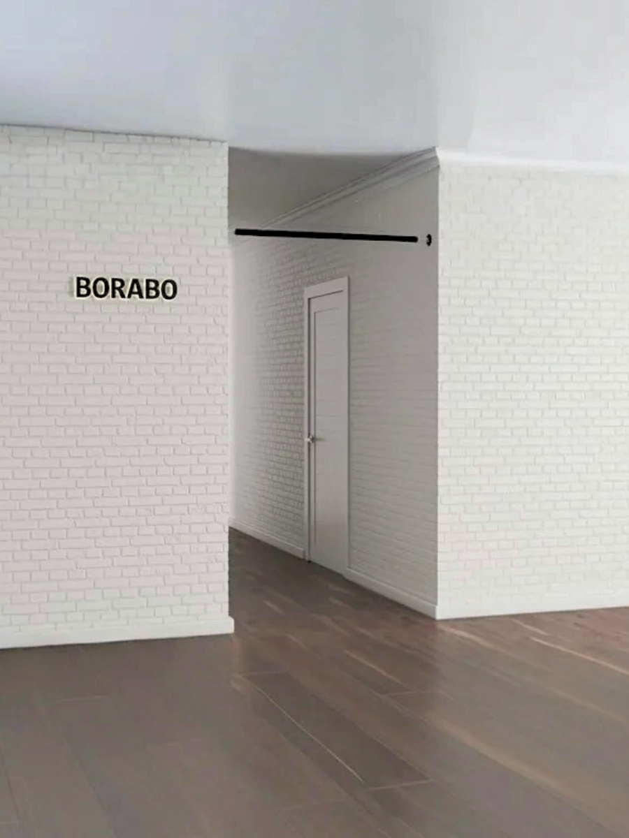 Турник распорный BORABO pro - прорезиненное покрытие, в проем 80-95 см - фото 10