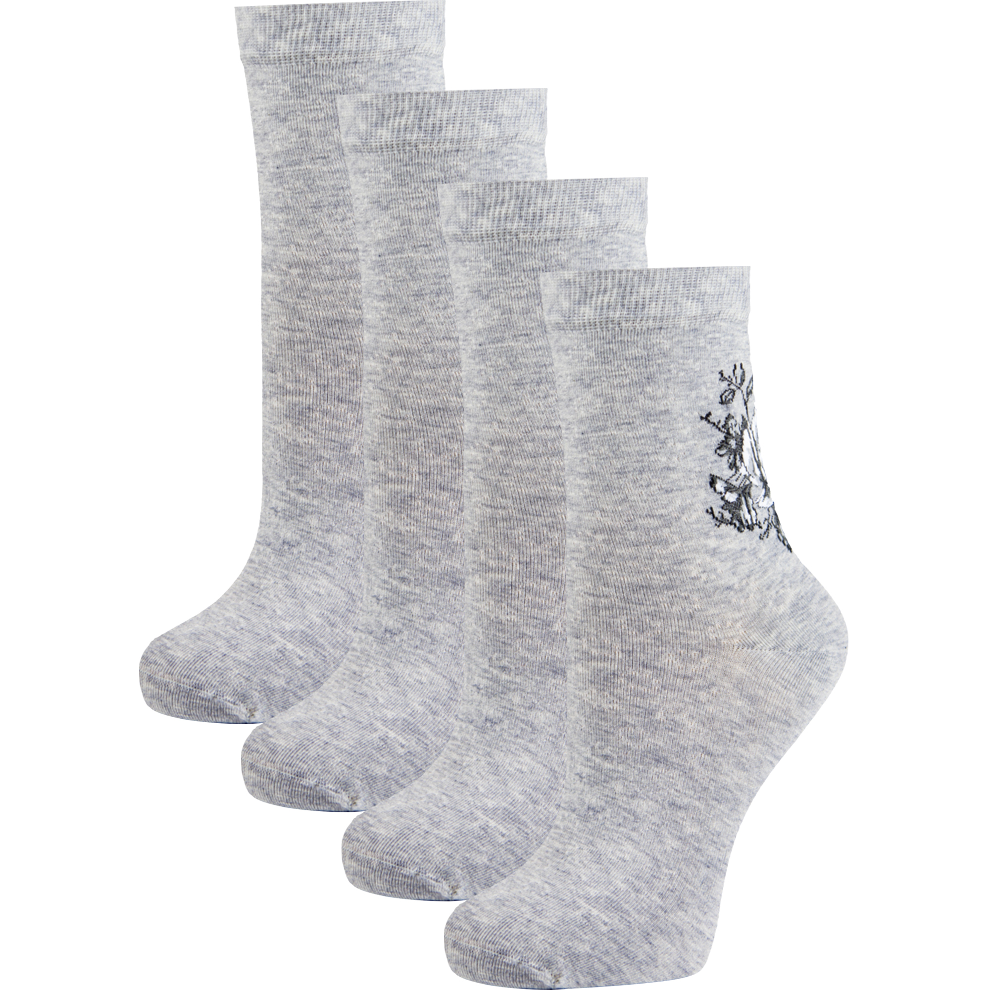 Носки 4 пары RuSocks Ж3-13018 _(ДМ)_светло-серый_4_пары - фото 1
