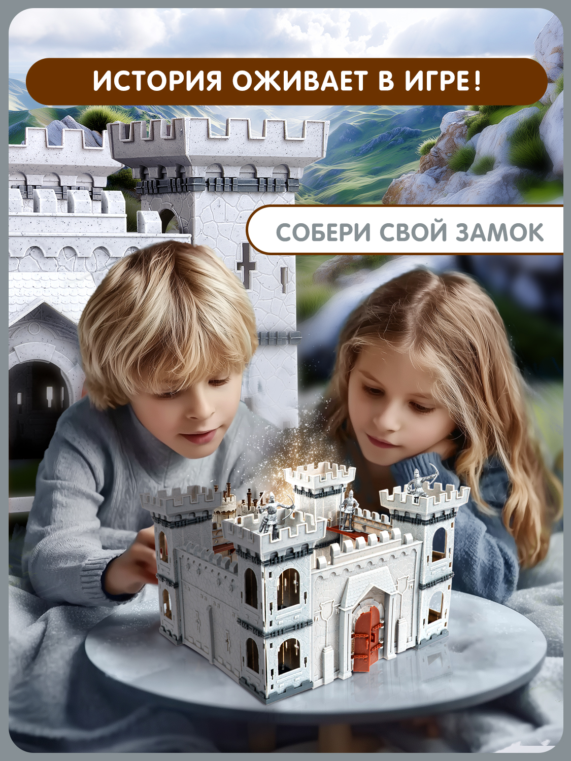 Игровой набор Bondibon Замок фигурки рыцарей - фото 2