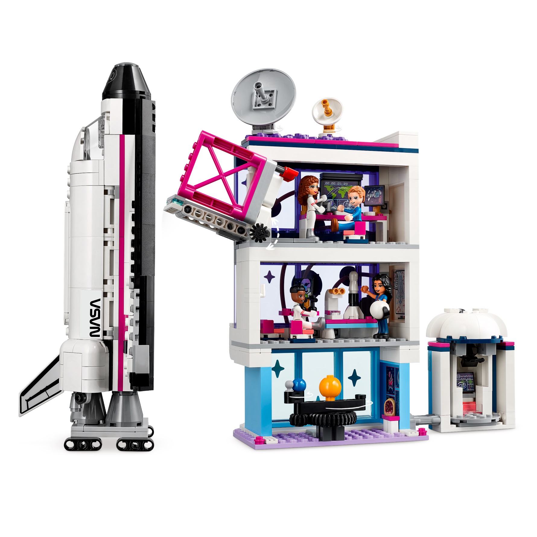 Конструктор LEGO Friends Космическая академия Оливии 757 дет. - фото 4