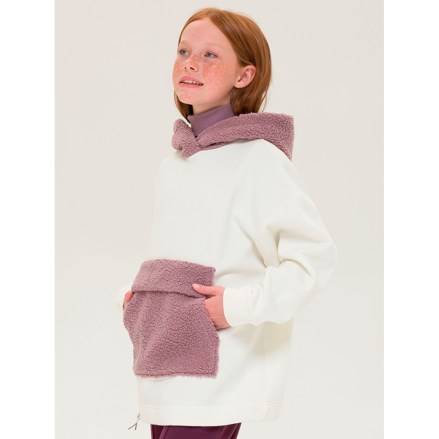 Худи Pelican GFNK4292/Молочный(28) - фото 2