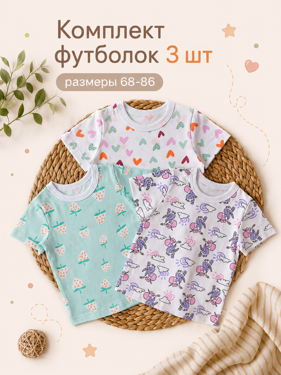 Футболка 3 шт СветЛена ФУТдев - фото 2