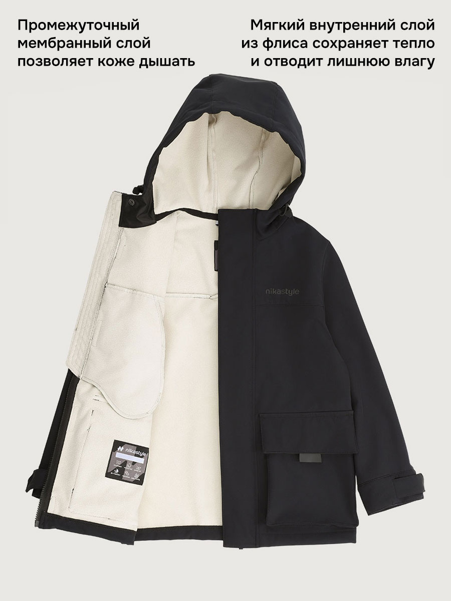 Ветровка NIKASTYLE 4л15926 черный - фото 5