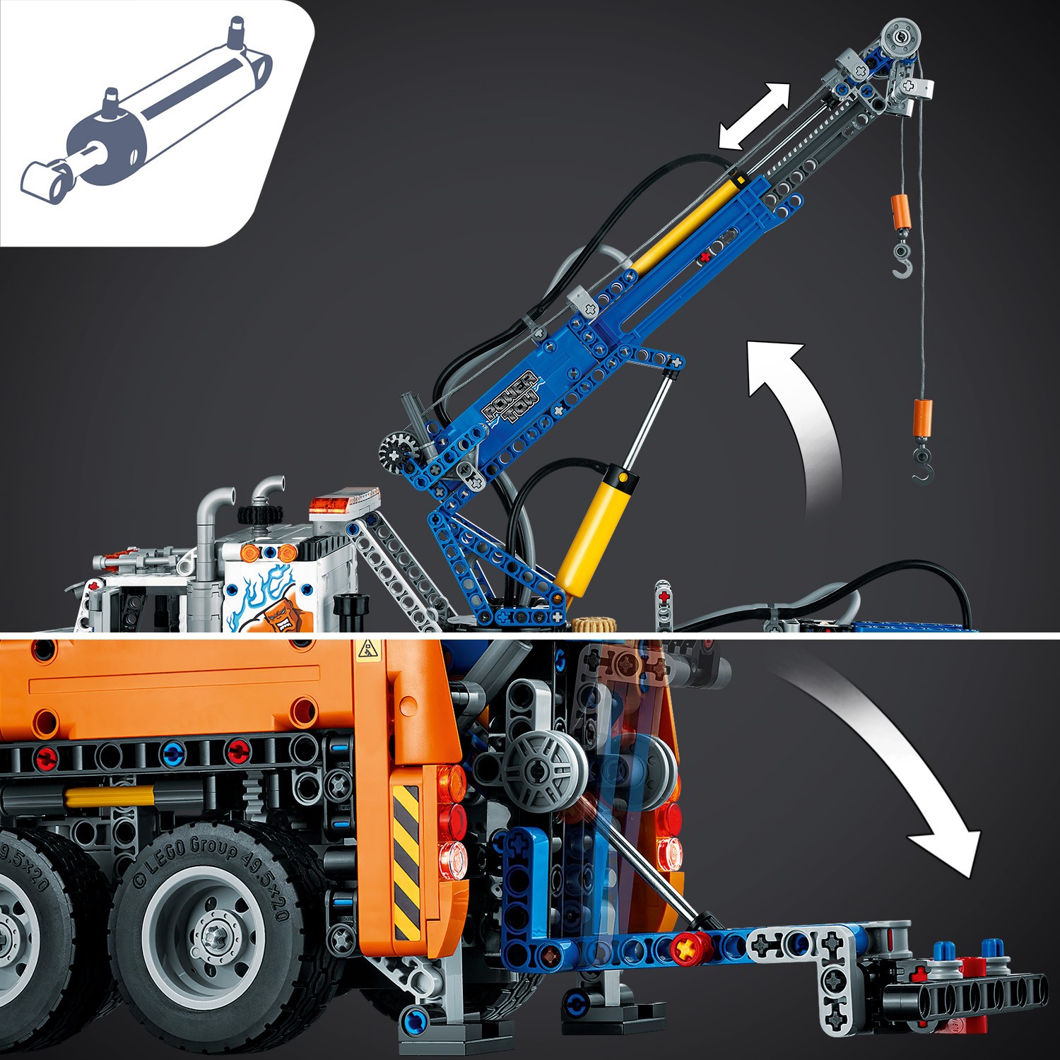 Конструктор LEGO Technic Грузовой эвакуатор - фото 11