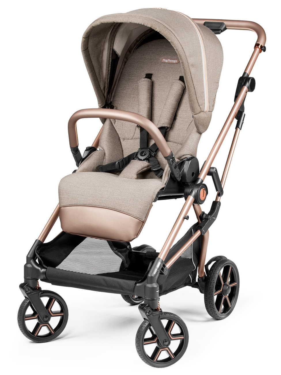 Коляска прогулочная Peg-Perego Vivace розовый - фото 4