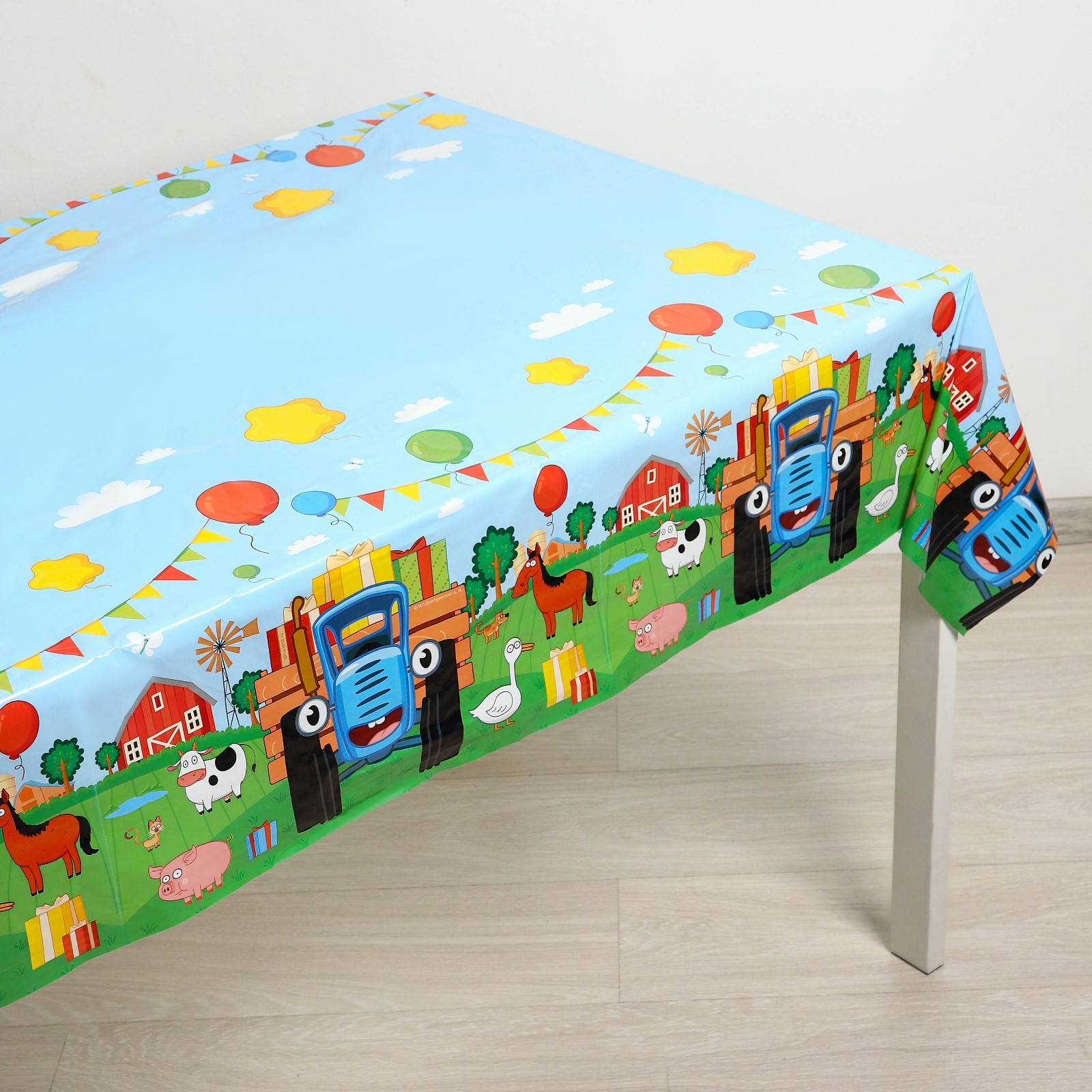 Скатерть детская Синий трактор «Синий трактор» 120х180 см, 35 мкр - фото 5