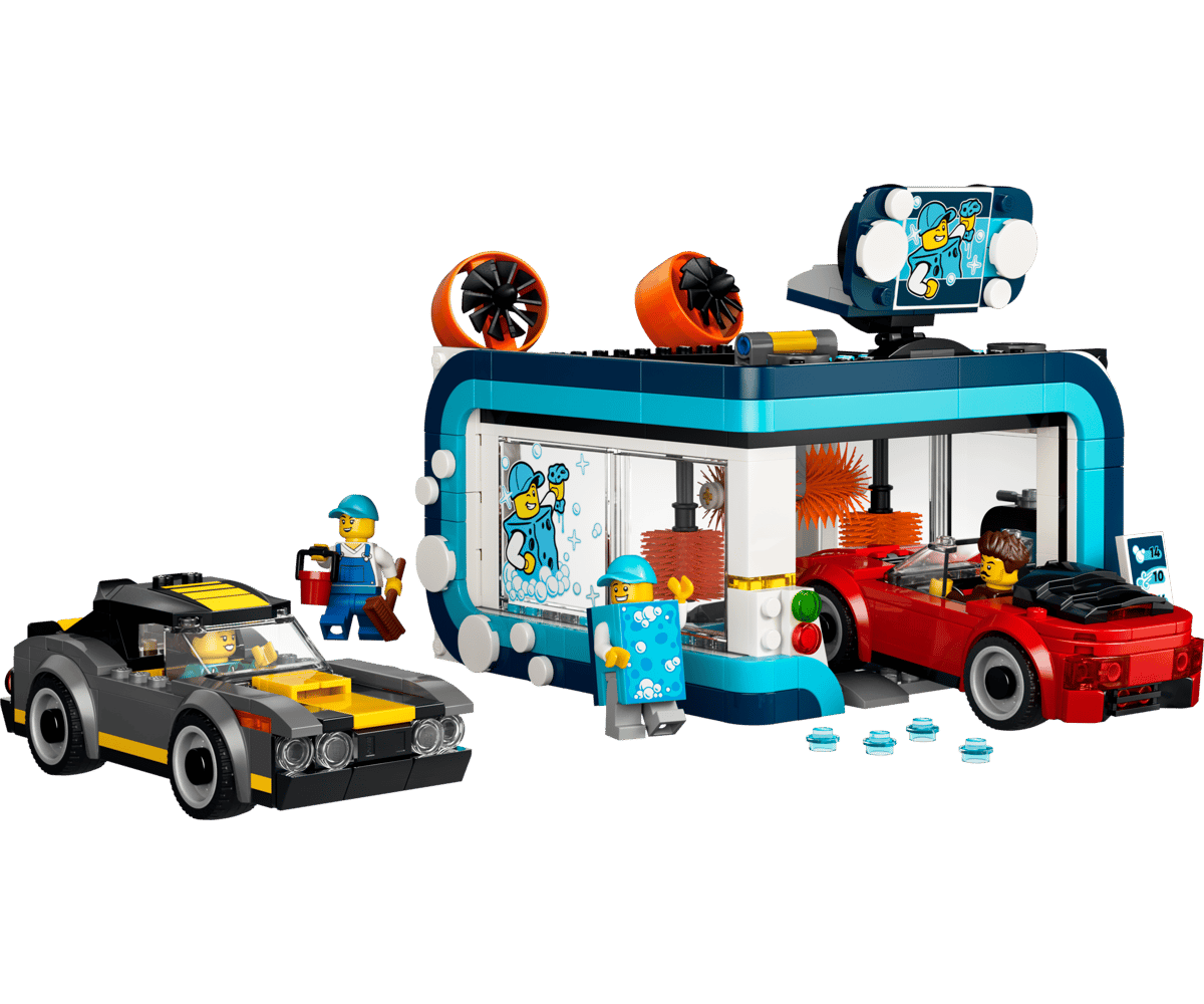 Конструктор LEGO City Проезд через мойку 583 дет. - фото 2