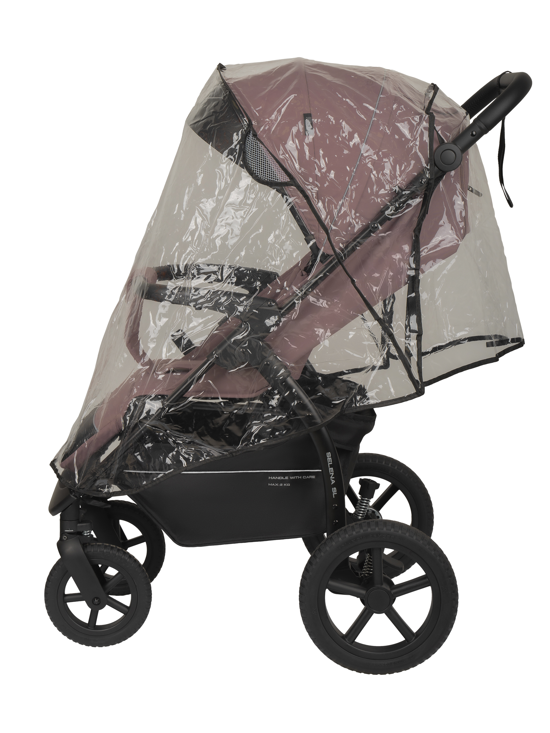 Коляска прогулочная JOVOLA Selena SL, розовый - фото 21