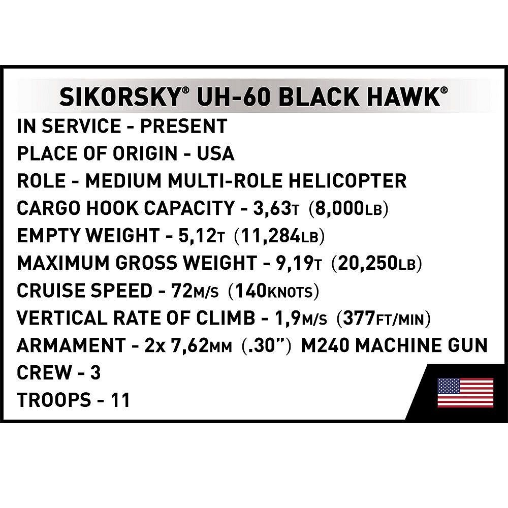 Конструктор COBI Вертолет Sikorsky блочный - фото 11