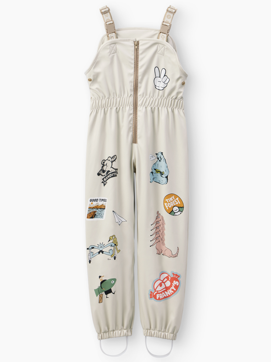 Куртка и полукомбинезон Happy Baby 88500-1_sand-stickers - фото 4