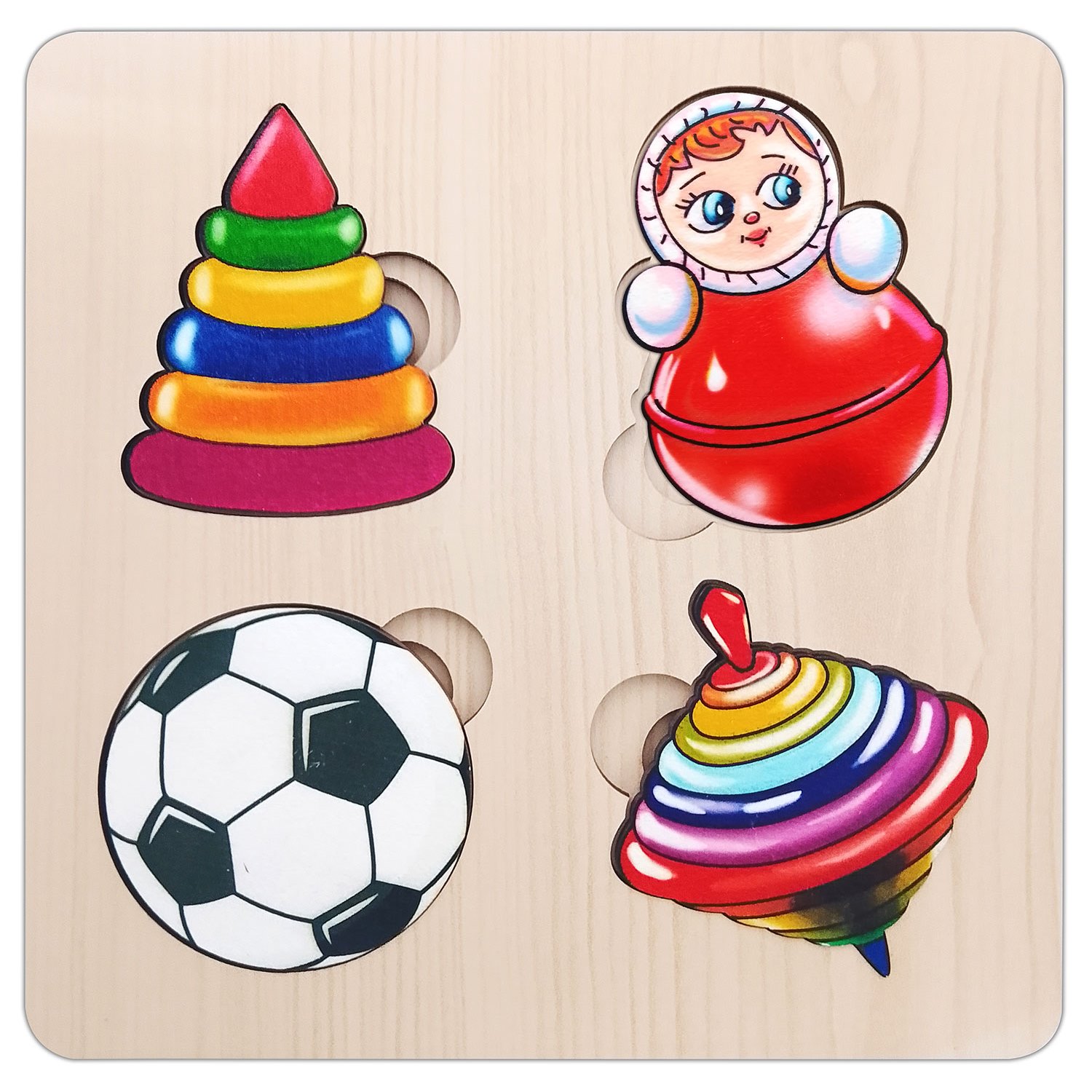 Игрушка Нескучные игры рамка-вкладыш Больше-меньше Игрушки - фото 1
