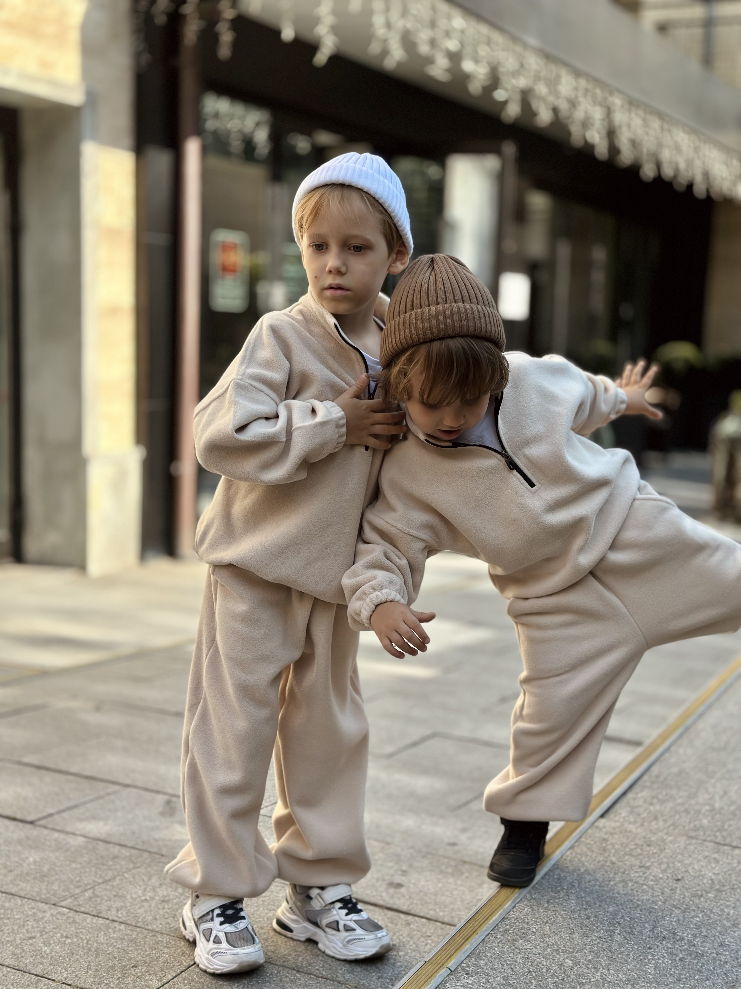 Костюм Tiny Bestie флис беж - фото 2