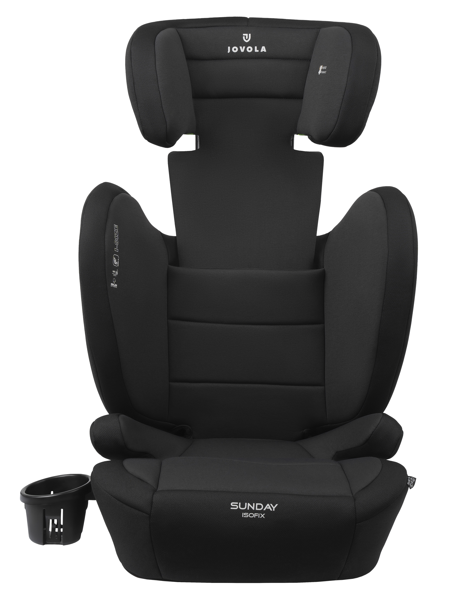 Автокресло JOVOLA Sunday Isofix 2/3 (15-36 кг) черный - фото 4