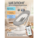 Шезлонг UPPAbaby (4moms) Mamaroo Stella серый