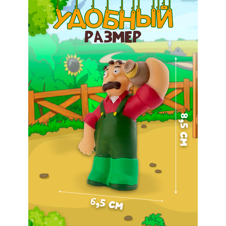 Журналы с 4 игрушками DeAgostini Животные на ферме