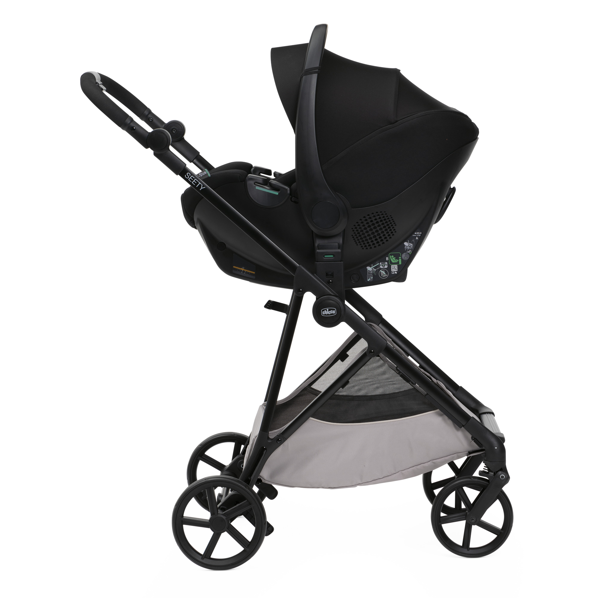 Коляска прогулочная Chicco Seety Stroller florence beige - фото 9