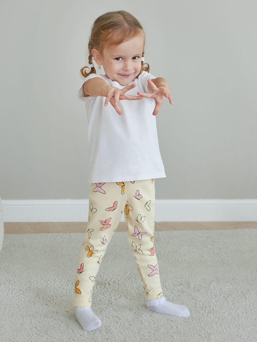 Леггинсы Mami-kids Л-025/молочный - фото 3