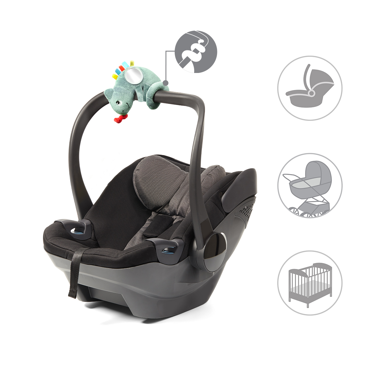Игрушка Babyono подвеска Хамелеон Charles в ассортименте - фото 19