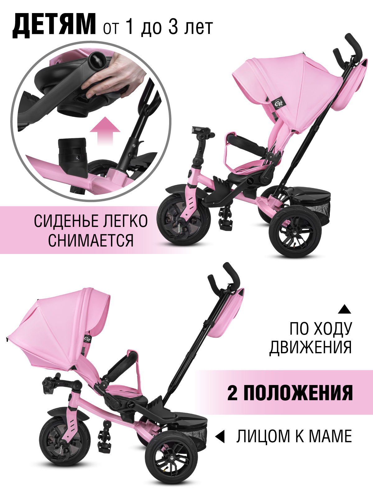 Трехколесный велосипед CITYRIDE - фото 3