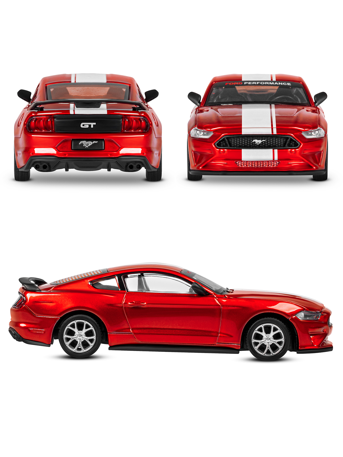 Автомобиль AUTODRIVE Ford Mustang Сборная модель 1:42 JB1251641 - фото 12