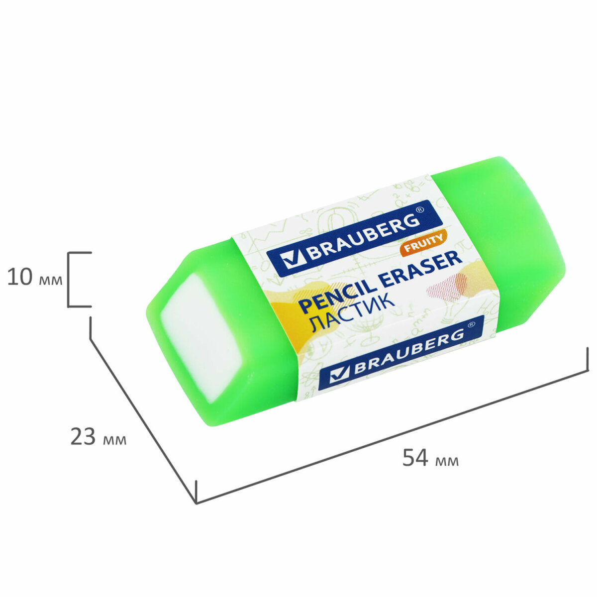 Ластик Brauberg 4 шт. - фото 12