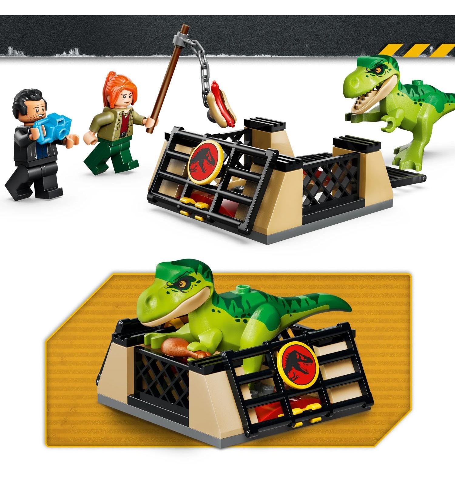 Конструктор LEGO Jurassic World Грузовик молодого Ти-рекса 115 дет. - фото 3
