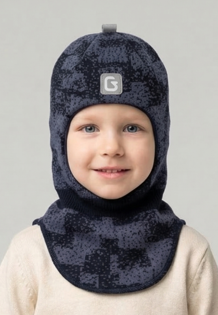 Шапка-шлем GUSTI GW24AC1174B-NAVY - фото 1