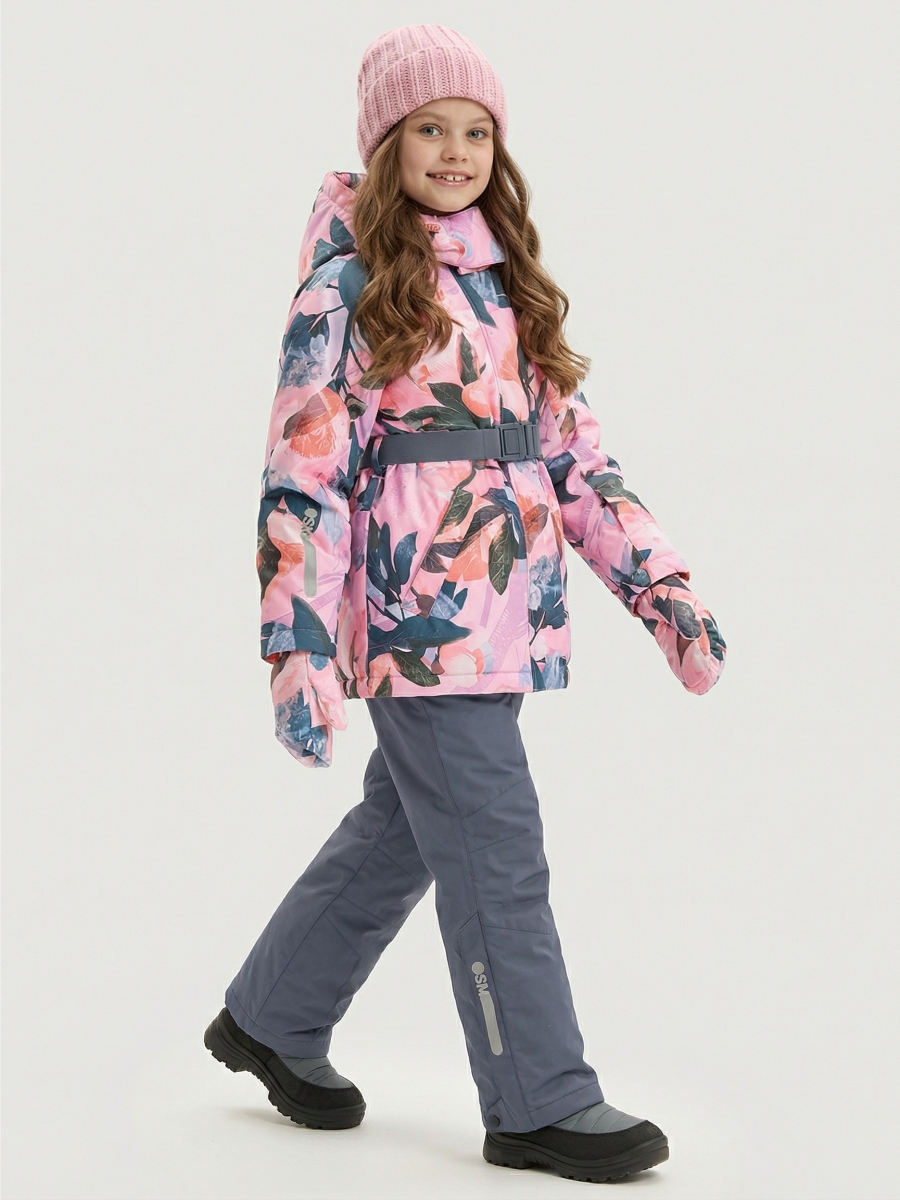 Костюм NIKASTYLE 7з2225 розовый/инжир - фото 1