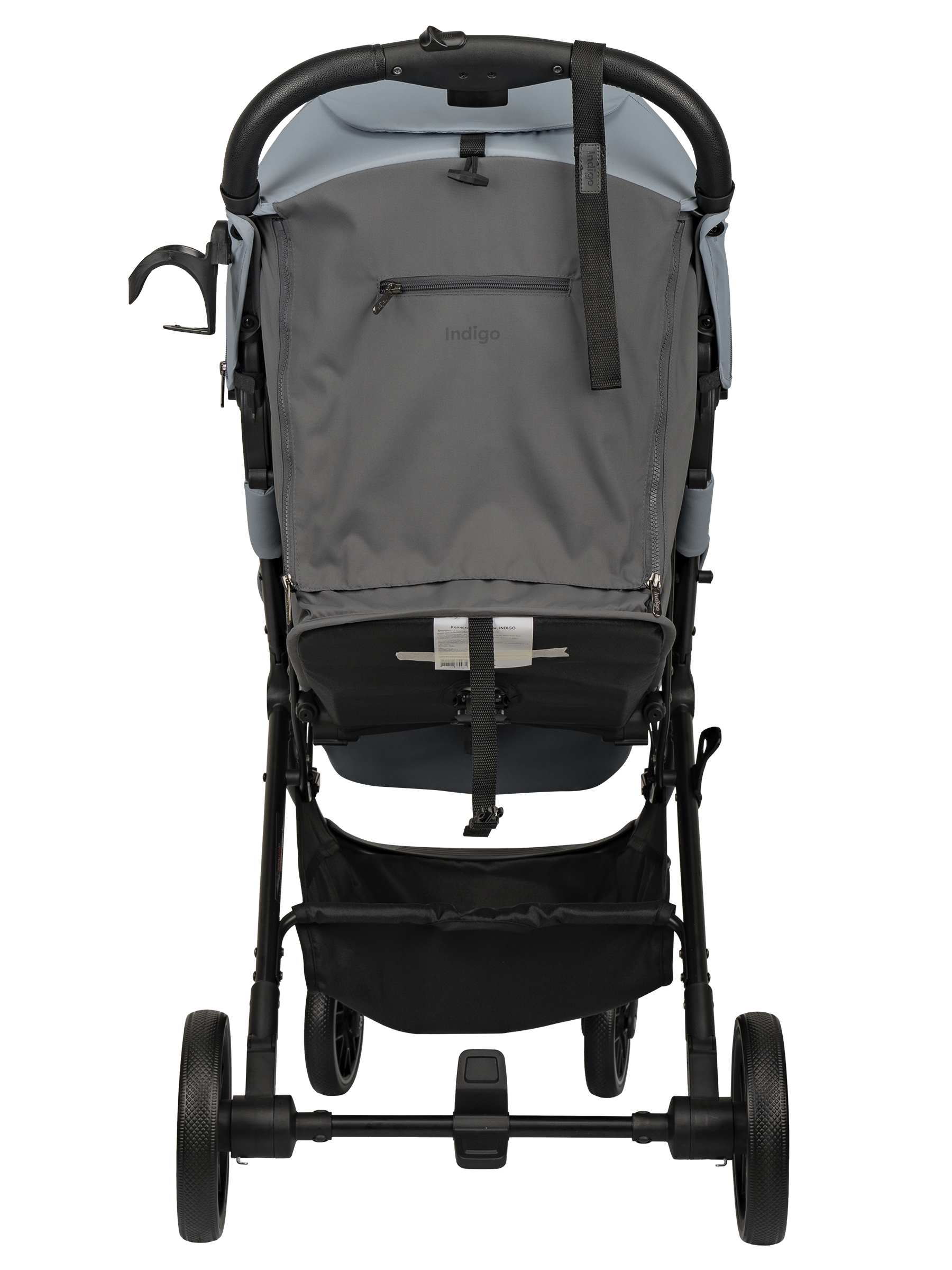 Коляска прогулочная Indigo Skip для путешествий, голубой голубой - фото 20