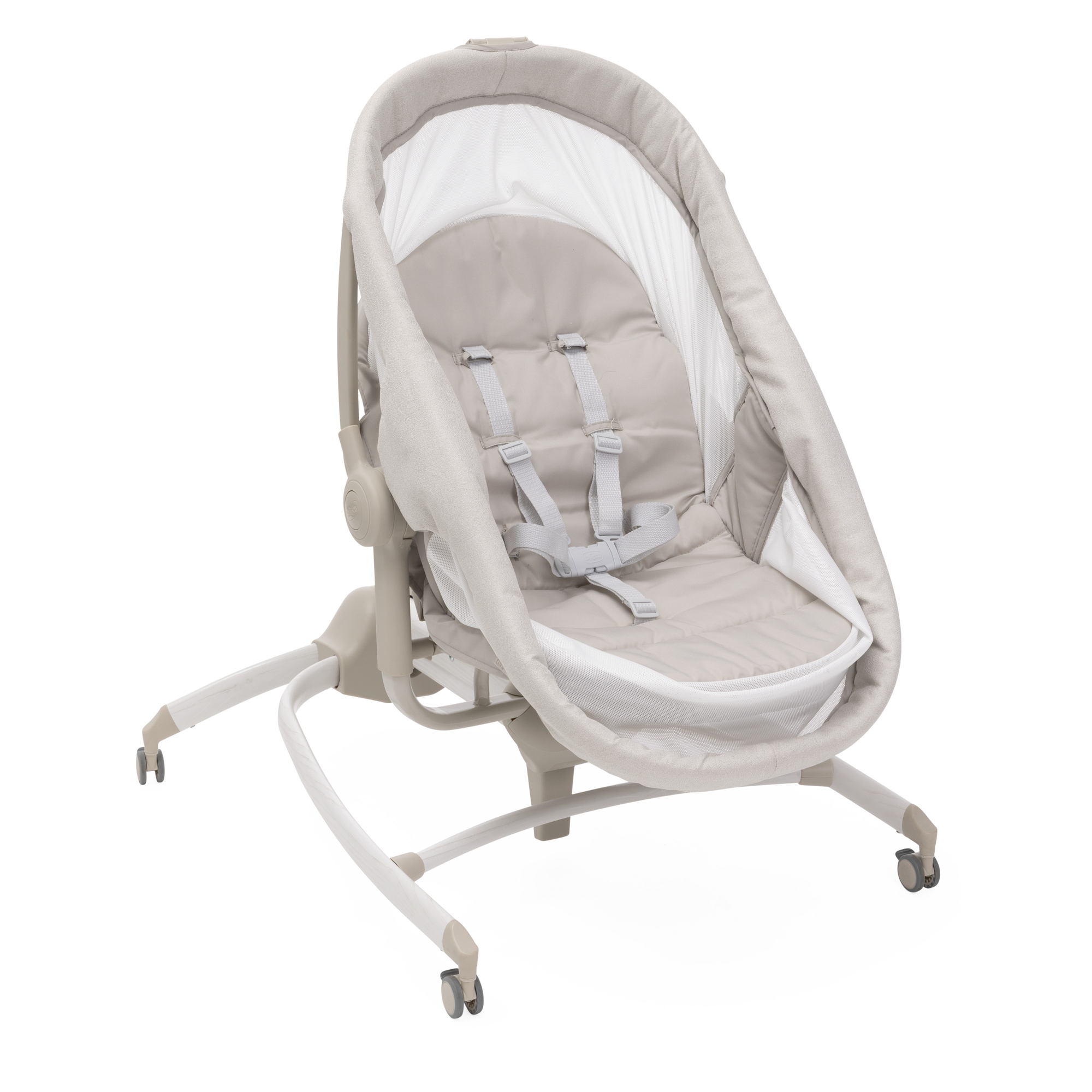 Детская кроватка Chicco Baby Hug Armonia 4в1 с рождения до 3 лет Mother Pearl овальная, без маятника (молочный) - фото 10