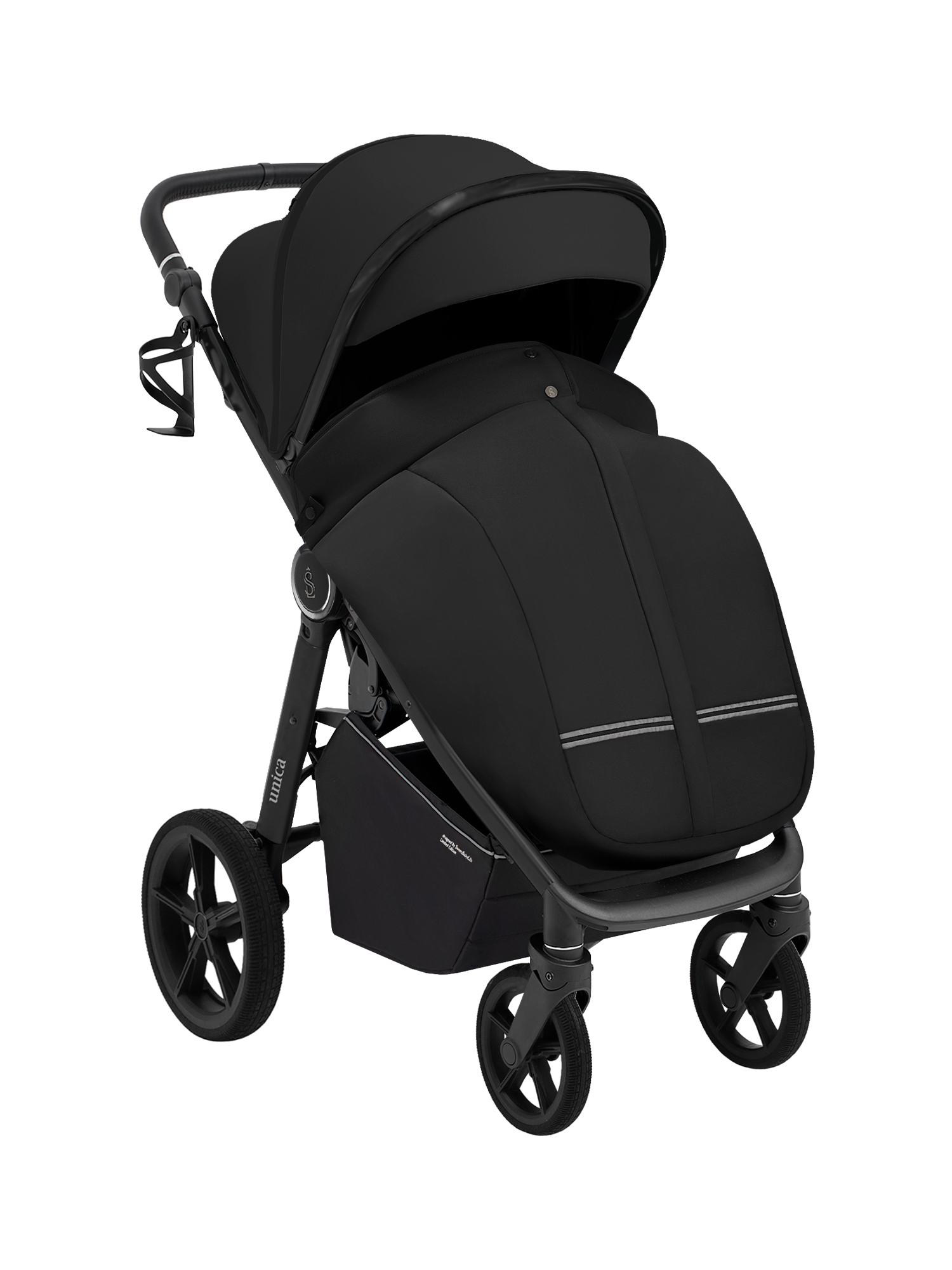 Коляска прогулочная Sweet Baby Unica Black - фото 14