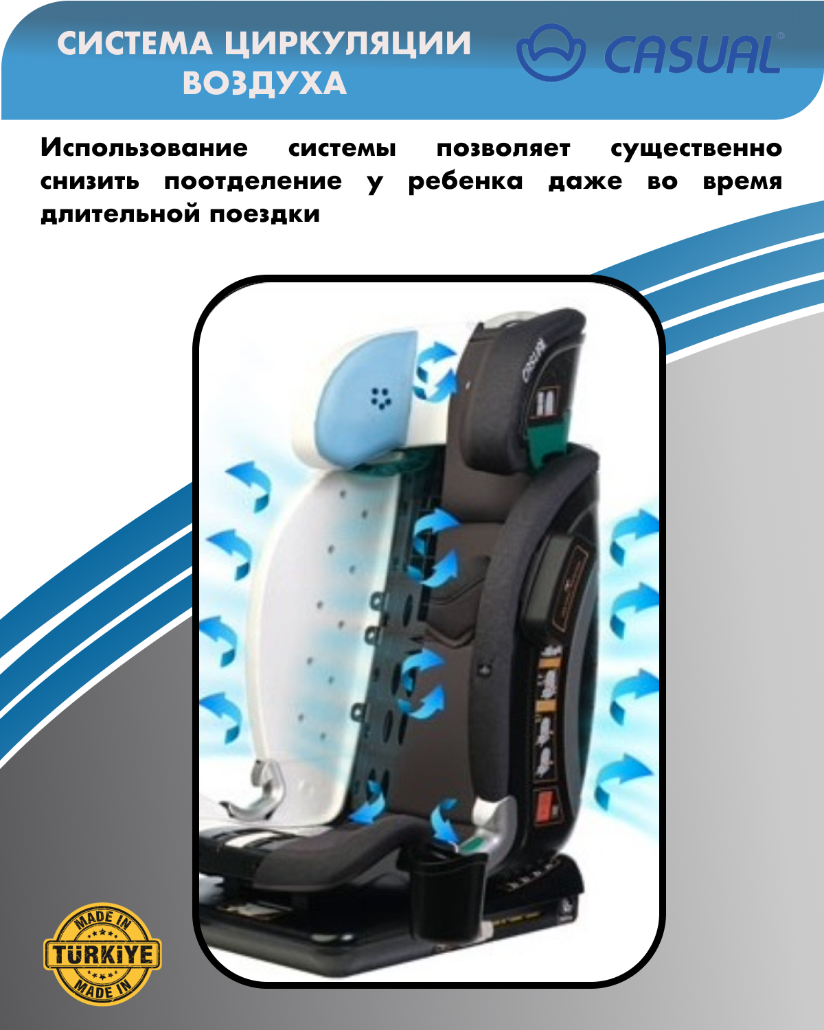 Автокресло Casual Goldfix Pro Isofix 1/2/3 (9-36 кг) - фото 5