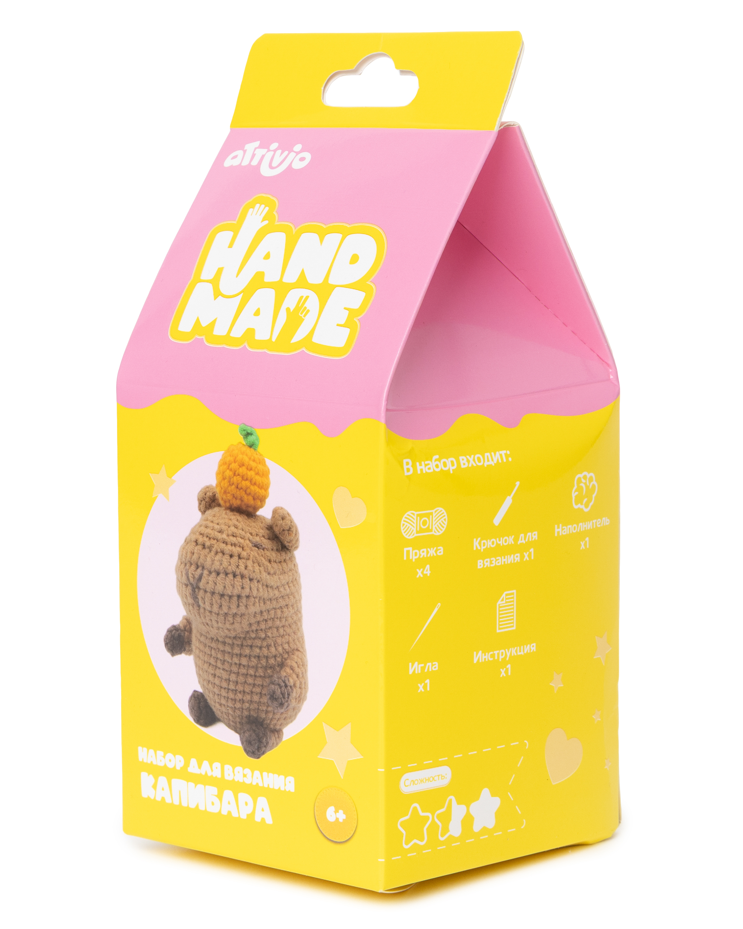 Набор для творчества Attivio вязание Капибара - фото 1