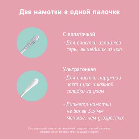 Ватные палочки Zabota2 180 шт.