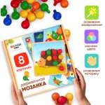 Развивающая игрушка Raduga Kids Мозаика сортер для малышей деревянная Мини
