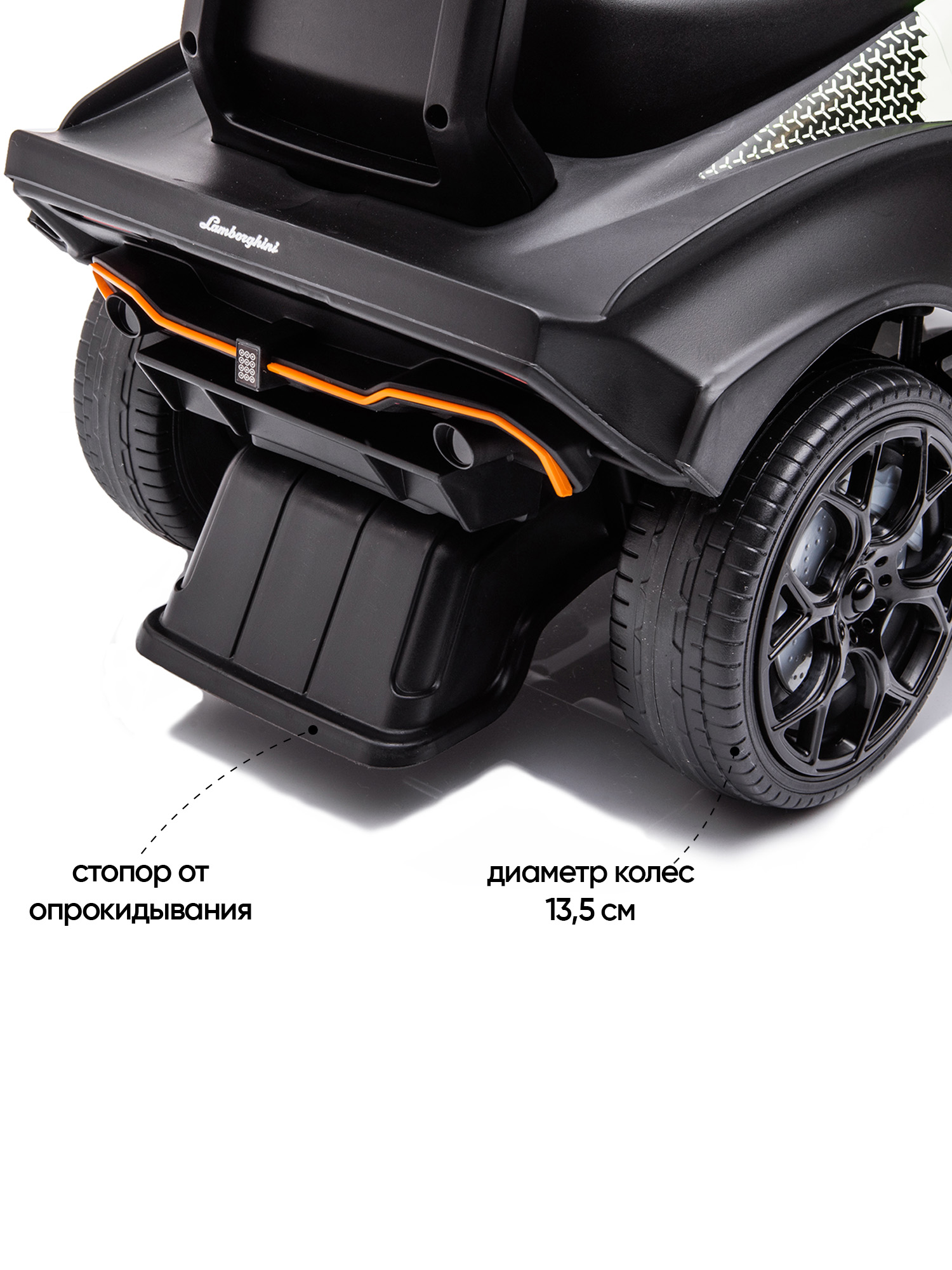 Каталка Sweet Baby белый - фото 3