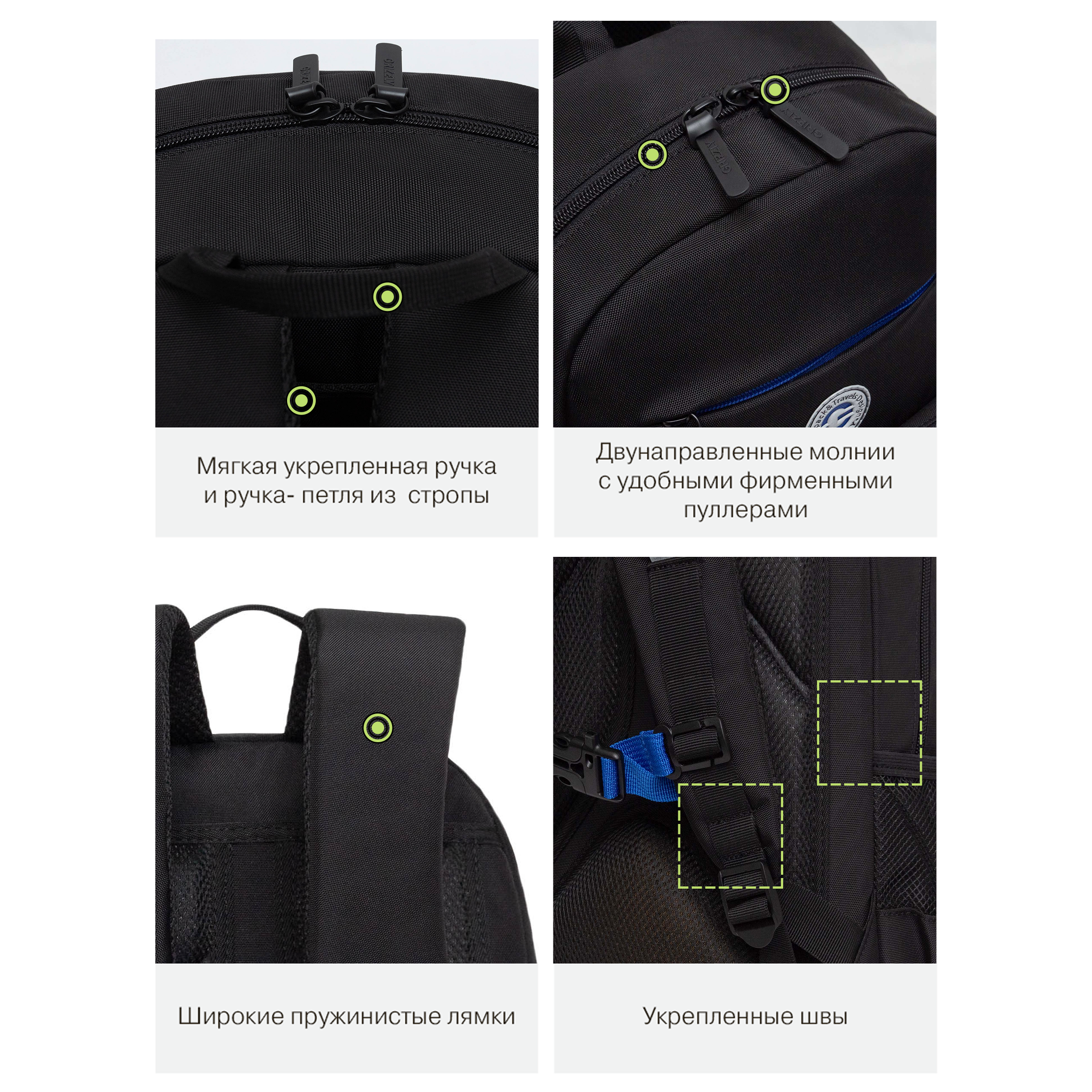 Рюкзак Grizzly для мальчика - фото 11