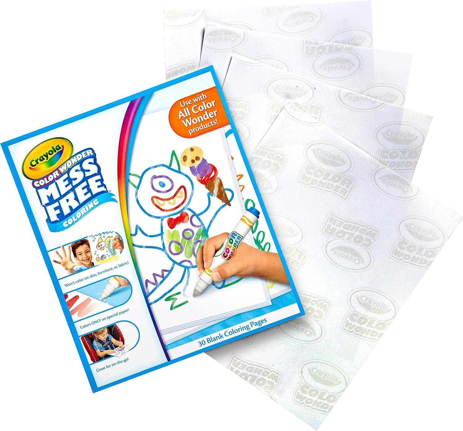 Набор для рисования Crayola Волшебные Color Wonder 30 стр - фото 4