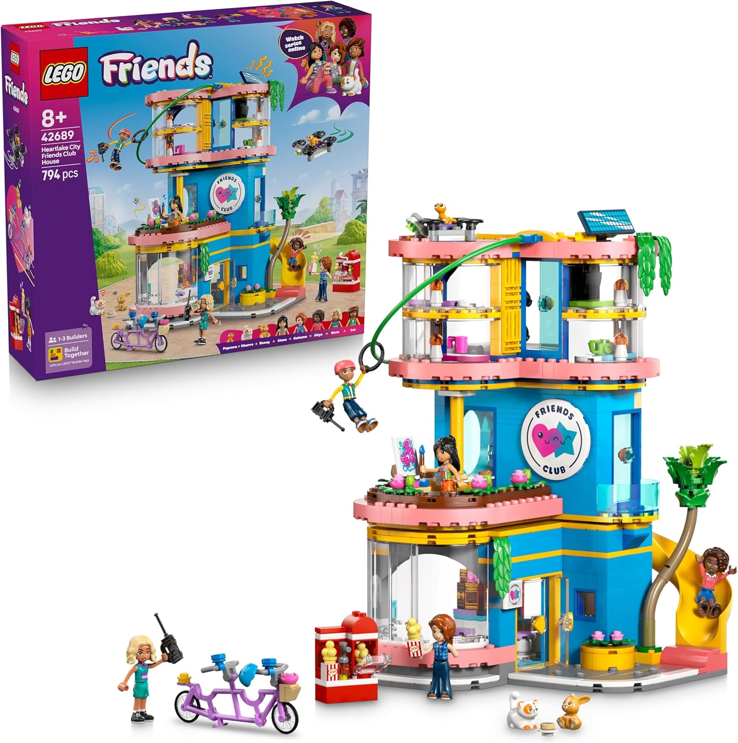 Конструктор LEGO Friends Клуб подружек 794 дет. - фото 1